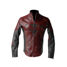 Smallville Superman Clark Kent Black and Red Leather Jacket